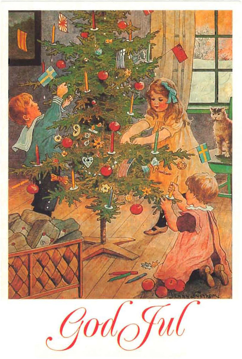 Cartoline Antiche Di Buon Natale.Julkort Le Cartoline Augurali Per Il Natale Stile Nordico