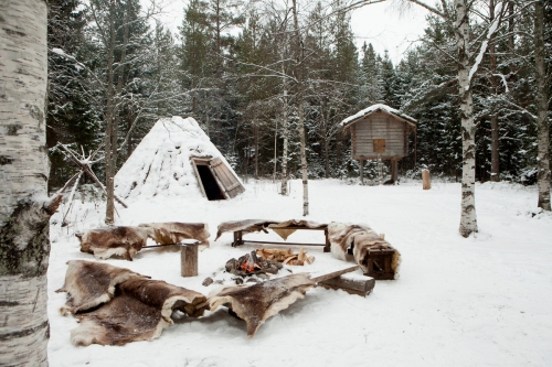 © Malin Grönborg - Sami habitation at Västerbottens museum